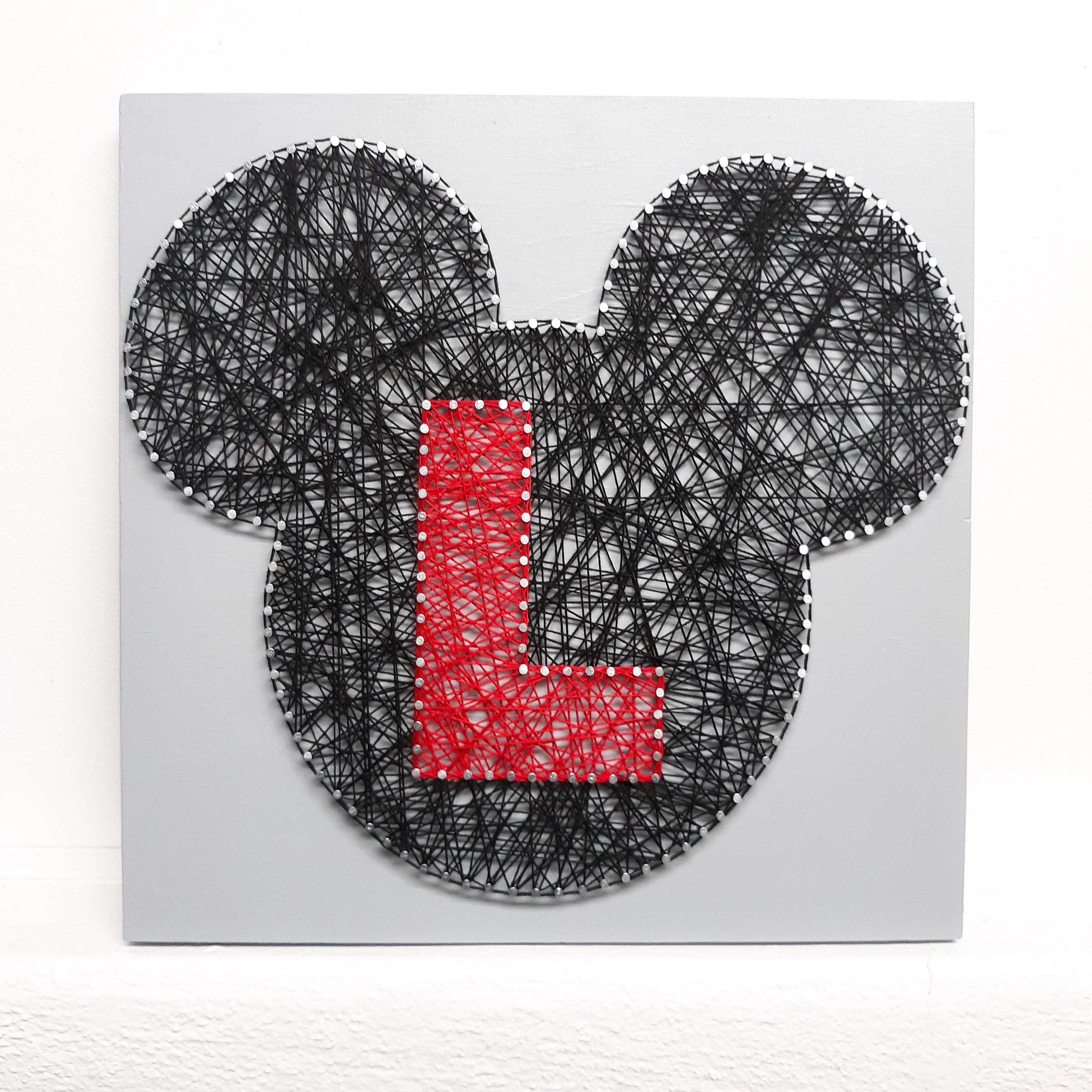 Personalized Mickey Mouse String Art | Heart To Life Designs, image size:2560x2560